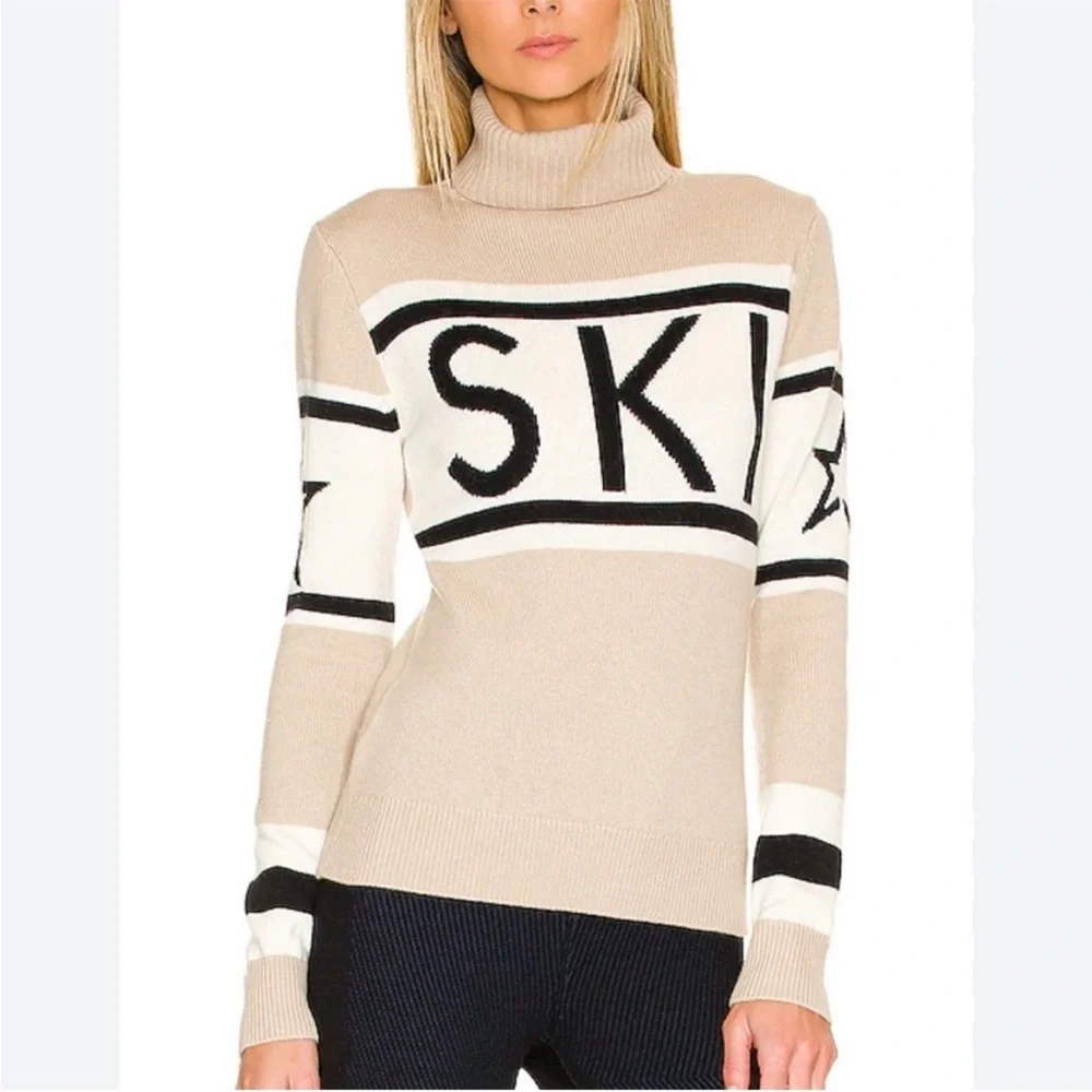 PERFECT MOMENT-Schild 100% Extra
Fine Merino Wool Sweater in White Pepper - Picture 1 of 9
